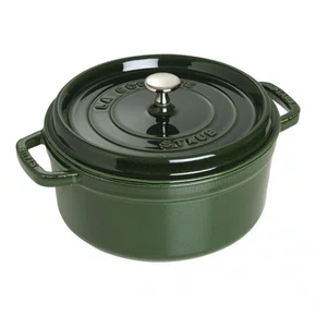 Caçarola Staub Redonda Ferro Fundido Verde Basil 26cm