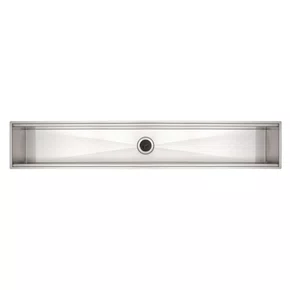 Canal Organizador Úmido de Sobrepor Tramontina 105cm Aço Inox