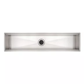 Canal Organizador Úmido de Sobrepor Tramontina 75cm Aço Inox