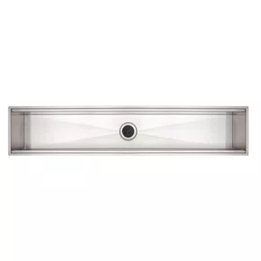 Canal Organizador Úmido de Sobrepor Tramontina 90cm Aço Inox