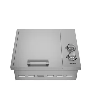 Churrasqueira de Embutir Invita à Gás Inox 304 55cm
