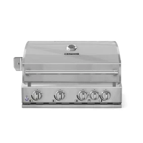 Churrasqueira de Embutir Elettromec a Gás Acendimento Piezoelétrico Inox 304 75 cm