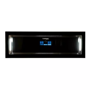 Coifa de Embutir Cuisinart Arkton Inox e Preto Sucção Perimetral 1200M³ 90CM