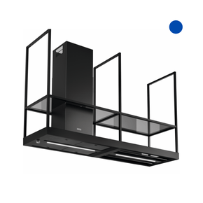 Coifa de Ilha Mythos FMY TSHELF 180 cm Franke Preto