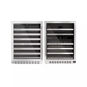 Combo Elettromec Connect Built-in Adega Dual Zone 43 Garrafas + Beer Center 145 Litros Inverter