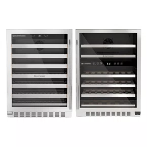 Combo Elettromec Connect Built-in Adega Dual Zone 43 Garrafas + Beer Center 145 Litros Inverter