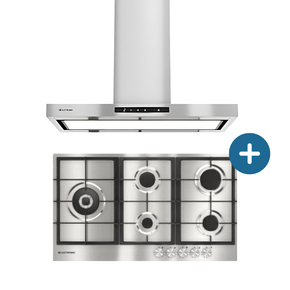 Combo Elettromec - Cooktop a Gás Luce + Coifa Adria - 220V Combo Elettromec - Cooktop a Gás Luce + Coifa Adria - 220V