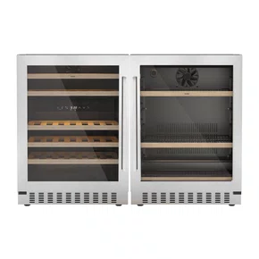 Combo Invita Adega Dual Zone 46 Garrafas + Cervejeira 135L Inox 220V