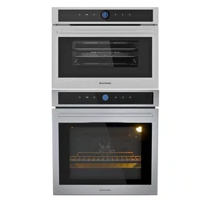 Combo Torre Quente Elettromec Sole de Embutir: Micro-Ondas 45L a Vapor e Forno Elétrico Digital TFT Inox 220V