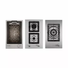 Combo Elettromec Dominó Elettromec Dominó Churrasqueira Barbecue + Dual Flame e Quadratto 2 Queimadores