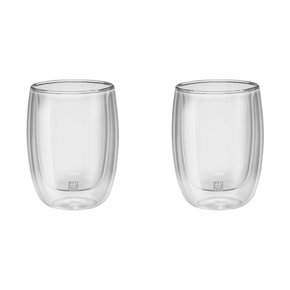 Conjunto de Copos Para Cappucino Zwilling Sorrento em Vidro Com Parede Dupla - 200ml