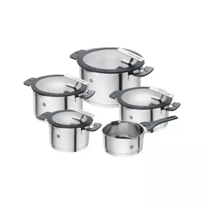 Conjunto de Panelas Premium ZWILLING Simplify 5 Peças Inox 18/10