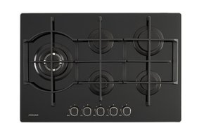 Cooktop a Gás Crissair Cristal All Black NCT 25 G6 75cm Bivolt