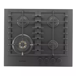 Cooktop a Gás Elettromec Black Matte 60cm 4Q CKG-4Q-60-BM-3TNA