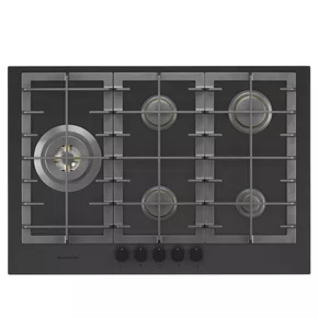 Cooktop Elettromec a Gás de Embutir Black Matte 90cm 220v