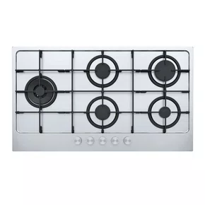 Cooktop a Gás em Inox à Gás Franke 5Q Dupla Chama Lateral FHMA 905 220V