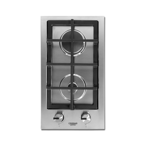 Cooktop a Gás Em Inox Crissair 2 Bocas Dominó CCP 302 Bivolt