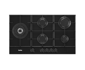 Cooktop à Gás em Vidro 5 Queimadores 90cm Invita - Bivolt