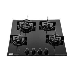 Cooktop a Gás Franke Glass 4 Queimadores 60 GTC Tripla Chama
