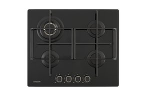 Cooktop a Gás Crissair All Black 4 Queimadores 60cm NCT 24 G6 Bivolt
