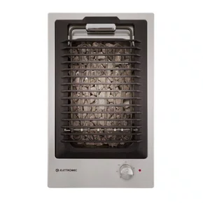 Cooktop Dominó Barbecue Quadratto Elettromec Pedras Vulcânicas 30 cm 220 V