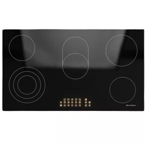 Cooktop Elétrico Elettromec Vitrocerâmico 5 Queimadores 90cm 220V