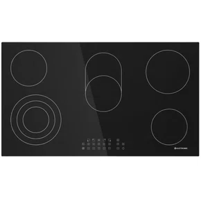 Cooktop Elétrico Elettromec Vitrocerâmico 5 Queimadores 90cm 220V