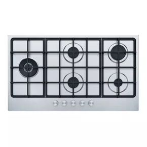 Cooktop à Gás Inox FHSM 905 Franke 5 Queimadores Dupla Chama Lateral 90cm 220V