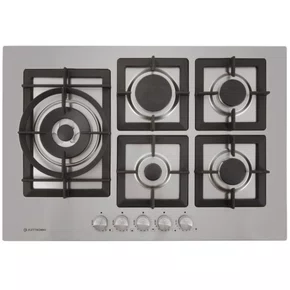Cooktop Quadratto Elettromec 5 Queimadores a Gás 75 cm Bivolt