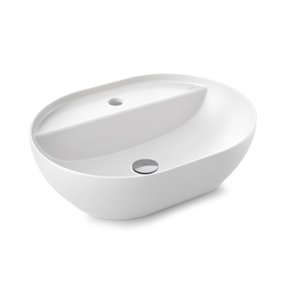 Cuba de Apoio Docol Oval 51x39x14cm