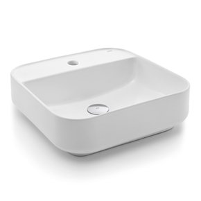 Cuba de Apoio Docol Quadrada 38,5x38,5x14cm