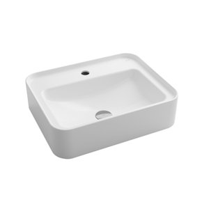 Cuba de Apoio Docol Retangular com Mesa DocolFrame 50x40x14cm