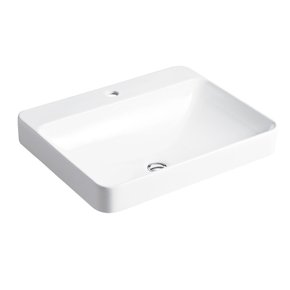 Cuba de Apoio Retangular com furo Vox Kohler 58,4x46 cm