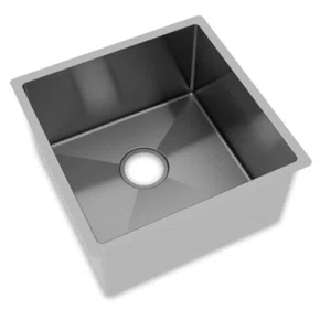 Cuba de Embutir ou Sobrepor Mekal Retta LR-40 R10 Aço Escovado