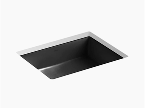 Cuba de Embutir Retangular Para Banheiro Verticyl Kohler Porcelana Preta