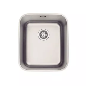 Cuba de Embutir Anti-ruído Dora Tramontina 34 BL R6 com Escape Aço Inox Escovado