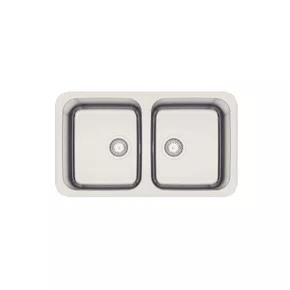 Cuba Dupla de Embutir Anti-ruído Dora Duo Tramontina 34 BL Inox Escovado