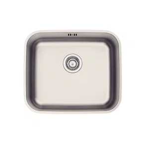 Cuba de Embutir Anti-ruído Dora Tramontina 40 BL R6 com Escape Aço Inox Escovado