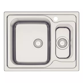 Cuba de Sobrepor Anti-ruído Tramontina Marea Deep 1.5C 34 com Furo e Escape Inox