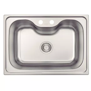 Cuba de Sobrepor Anti-ruído Morgana 60 FX Tramontina com Válvula Inox Escovado