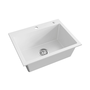 Cuba de Embutir DeBacco Millare em Quartzo Branco 60x45cm