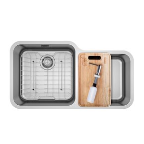 Cuba Dupla Franke Bell de Embutir 84,5x46,5x20 Com Acessórios