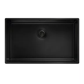 Cuba de Embutir ou Sobrepor Mythos Masterpiece Franke Antracite Com Acessórios 68x41cm