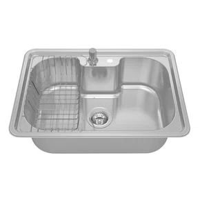 Cuba Super Premium Ghelplus em Inox Acetinado com Acessórios 63x44 cm