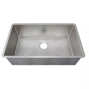 Cuba de Embutir ou Sobrepor Mekal Retta LR-70 70x40x23cm Aço Escovado