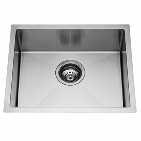 Cuba Simples de Embutir ou Sobrepor Rubinettos Gourmet Quadro Inox Escovado