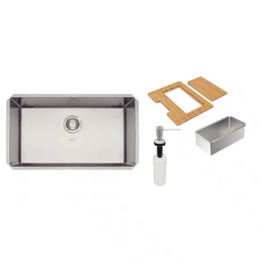 Cuba de Embutir Anti-ruído Tramontina Design Collection Quadrum 70 U com 3 Acessórios