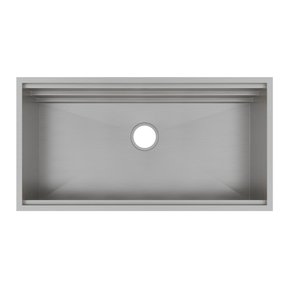 Módulo Workstation Mekal WS-840 Embutir ou Sobrepor 3 Níveis 84x42cm Inox