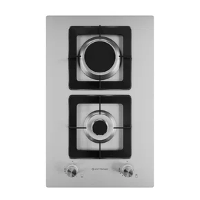 Cooktop Dominó Quadratto Elettromec 2 Queimadores a Gás 30 cm Bivolt