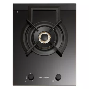 Cooktop Dominó Vetro Elettromec Dual Flame a Gás Vitrocerâmico 38 cm Bivolt